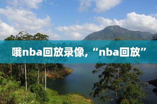 哦nba回放录像,“nba回放”