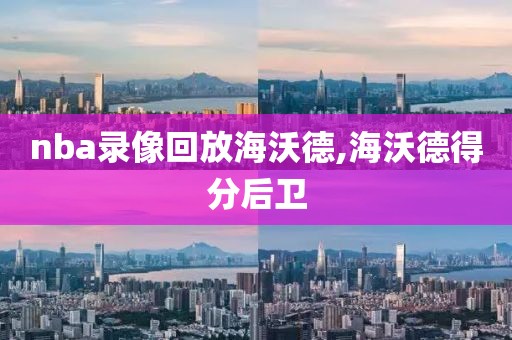 nba录像回放海沃德,海沃德得分后卫
