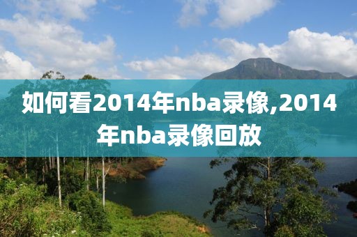如何看2014年nba录像,2014年nba录像回放