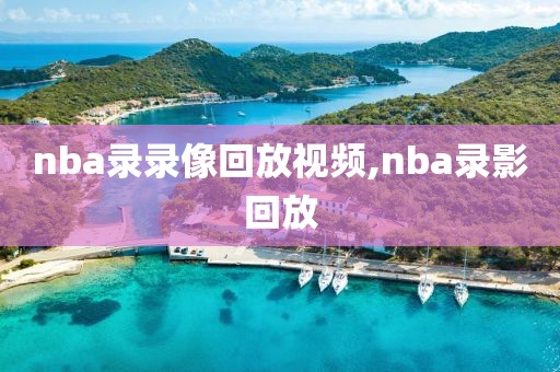 nba录录像回放视频,nba录影回放