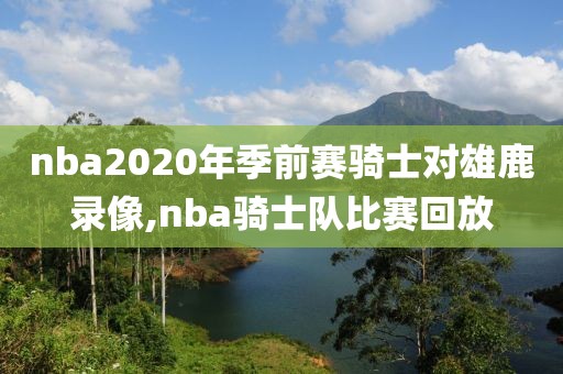 nba2020年季前赛骑士对雄鹿录像,nba骑士队比赛回放